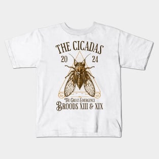 Cicadas 2024 - Brood XIX Brood XIII - Funny Cicada Lover Kids T-Shirt